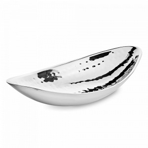 Блюдо овальное Halifax, 27 х 14 см, нержавеющая сталь, посеребрение, EDZARD, Германия, EDZARD (Германия)