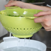 Дуршлаг, диаметр 22,7 см, зеленый, серия Bowls&Colanders, TREBONN, Италия_00816280047500091115.jpg