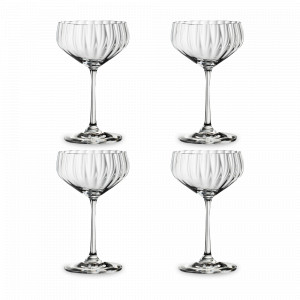 Набор из 4-х бокалов-креманок для шампанского, 310 мл, хрустальное стекло, серия Lifestyle, SPIEGELAU, Германия, Хрустальные бокалы для шампанского