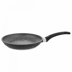 Сковорода с антипригарным покрытием, 26 см, фиксированная ручка, литой алюминий, серия Hard Cook Fix, OLYMPIA, Италия, OLYMPIA (Италия)