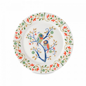 Тарелка закусочная Love Birds, 17.5 см, фарфор, белый, декор, серия Birds of Paradise, LIBERTY JONES, Россия, LIBERTY JONES (Россия)