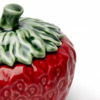 Банка с крышкой «Земляника», 10 см, керамика, красный, серия Земляника, Bordallo Pinheiro, Португалия_00804080066710477025.jpg