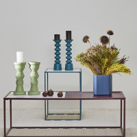 Подсвечник на одну свечу, 30 см, металл, оливковый, серия Vivlend, BERGENSON BJORN, Великобритания_00813860063811101610.jpg