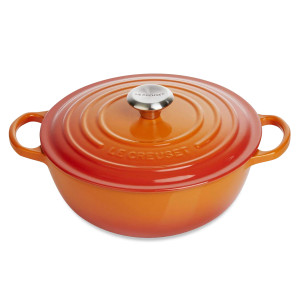 Казан La Marmite, 7 л, 32 см, чугун, оранжевый, серия Flame, LE CREUSET, Франция, LE CREUSET (Франция)