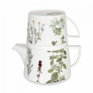 Набор «Эгоист», 3 предмета, фарфор, белый, декор, KOENITZ, Германия, Подарочные чайные наборы