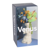 Ваза для цветов, 31 см, керамика, белый, серия Venus, DOIY, Испания_00819740048965536878.jpg