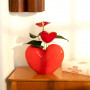 Ваза для цветов, 15.5 см, керамика, красный, серия Love, DOIY, Испания_00819740048706126968.jpg