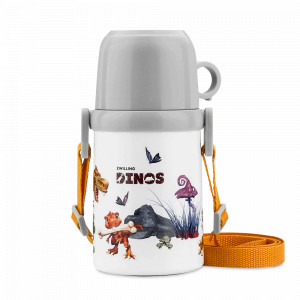 Термос детский Dinos, 0,38 л, пластик, белый, серия Fresh Save, ZWILLING J.A. HENCKELS, Германия, Термосы