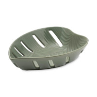 Блюдо для фруктов, размер: 26,3 х 19,3 см, материал: керамика, цвет: зеленый, серия In the Forest Leaf, MASON CASH, Великобритания