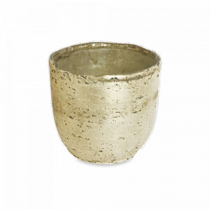 Подсвечник для интерьерной свечи ANTIQUE MATT BURN SILVER, 12 см, стекло, серебристый, ROOMERS FURNITURE, Нидерланды, Подсвечники и канделябры