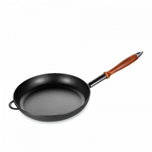 Сковорода , 24 см, чугун, черный, STAUB, Франция, STAUB (Франция)