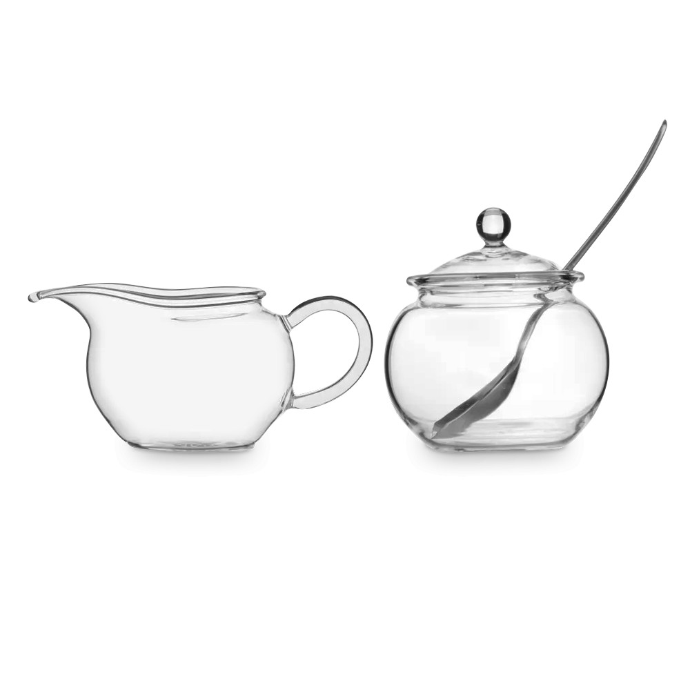 Набор из сахарницы и молочника, 150 мл, боросиликатное стекло, серия Victoria, VIVA Scandinavia, Дания