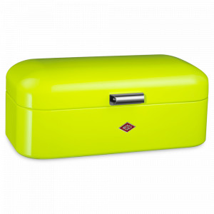 Хлебница Grandy, 42 х 22 х 17 см, нержавеющая сталь, зеленый лайм, WESCO, Германия, WESCO (Германия)