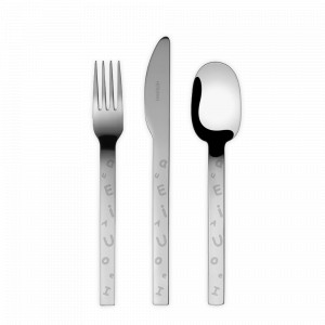 Набор детских столовых приборов 3 предмета, сталь, серия Turini, HERDMAR, Португалия, HERDMAR (Португалия)