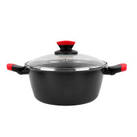 Кастрюля низкая с крышкой, 20 см, сталь, стеклоэмаль, черный, серия Kilauea, VITRINOR, Испания_00811340057079954306.jpg