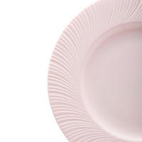 Тарелка обеденная, 27 см, фарфор, розовый, рельеф, серия Рассвет, DECOR DE TABLE, Россия_00818940063918617935.jpg