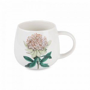 Кружка «Телопея», 400 мл, фарфор, белый, декор, серия Цветы, MAXWELL WILLIAMS, Австралия, MAXWELL & WILLIAMS (Австралия)