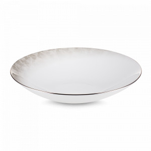 Тарелка суповая, 23 см, костяной фарфор, белый, декор, серия Лабиринт, NARUMI, Япония, NARUMI (Япония)