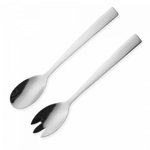 Набор приборов для салата, 2 предмета, 25 см, нержавеющая сталь 18/10, серия Gleam, LIBERTY JONES, Россия, Столовые приборы LIBERTY JONES