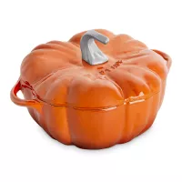 Кокот «Тыква», 3,31 л, 24 см, чугун, оранжевый, серия La Cocotte, STAUB, Франция, 
