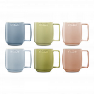 Набор из 6-ти кружек, 350 мл, керамика, мультиколор, серия La Cocotte, STAUB, Франция, STAUB (Франция)