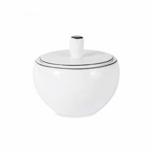 Сахарница Арктика, 250 мл, костяной фарфор, белый, серия Emily, ANNA LAFARG, Китай, Сахарницы