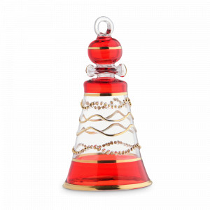 Украшение елочное подвес Ковьелло, стекло ручной работы, красный, DECOR DE TABLE, Китай, Домашний декор DECOR DE TABLE