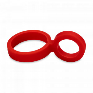 Держатель для бутылки B Loop, силикон, красный, серия B Bottle Twin, BUGATTI, Италия, BUGATTI (Италия)