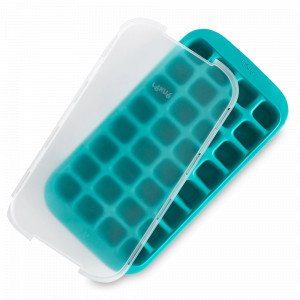 Форма для льда «Кубики», 34.2 х 18.7 см, каучук, полипропилен, бирюзовый, серия Ice, LEKUE, Испания, Ice LEKUE