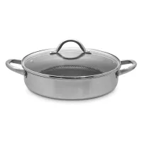 Сотейник с антипригарным покрытием, диам. 28 см, со стеклянной крышкой, серия Relief, ELO, Германия, 