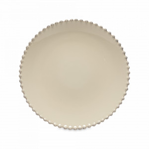 Тарелка обеденная Cream, 28 см, керамика, кремовый, серия Pearl, COSTA NOVA, Португалия, Тарелки обеденные