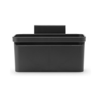 Органайзер для раковины, 17,1 х 12,7 х 10,6 см, пластик, серый, серия Sink Side, BRABANTIA, Бельгия_00802910048969692742.jpg
