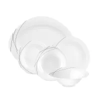 Сервиз обеденный на 6 персон, 20 предметов, серия Trio Highline, SELTMANN, Германия, 