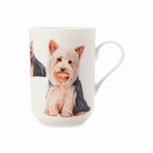 Кружка «Йоркширский терьер», 300 мл, костяной фарфор, белый, декор, серия Питомцы, MAXWELL WILLIAMS, Австралия, MAXWELL & WILLIAMS (Австралия)
