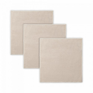 Набор из 3-х салфеток для уборки, 30 х 30 см, поилиэстер, бежевый, серия Cozy Clean, SMART SOLUTIONS, Китай, Полезные мелочи