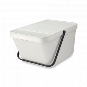 Ведро для мусора Stackable, 20 л, пластик, светло-серый, серия SORT GO, BRABANTIA, Бельгия, Мусорные ведра SORT&GO BRABANTIA