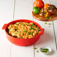 Форма круглая для запекания, 27 см, 2.1 л, керамика, красный, серия Red, PEUGEOT CERAMIC, Франция_00810710043974486838.jpg