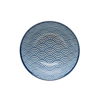 Салатник порционный Wave, 15.2 см, 500 мл, фарфор, белый, синий, серия Nippon Blue, TOKYO DESIGN, Нидерланды_00815930057459635294.jpg