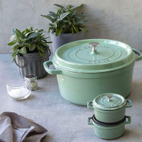 Кокот круглый, 5.25 л, 26 см, чугун, мятный, серия La Cocotte, STAUB, Франция_00815120046122686898.jpg