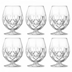 Набор из 6-ти бокалов для бренди, 530 мл, хрустальное стекло, серия Alkemist, RCR, Италия, Скидка -35% на итальянское стекло RCR