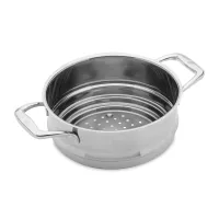 Вставка -пароварка, 20 см, нержавеющая сталь 18/10, серия Nonstick Clad, SWISS DIAMOND, Швейцария, 