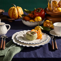 Набор из 2-х закусочных тарелок, 21 см, фарфор, белый, синий, серия Santorini, LIBERTY JONES, Россия_00814620064421216863.jpg