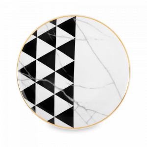 Тарелка десертная, 22 см, фарфор, декор, серия Carrara, VISTA ALEGRE, Португалия, Carrara VISTA ALEGRE