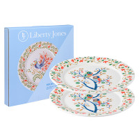 Набор из 2-х обеденных тарелок Love Birds, 28 см, фарфор, белый, декор, серия Birds of Paradise, LIBERTY JONES, Россия_00817550037906755047.jpg