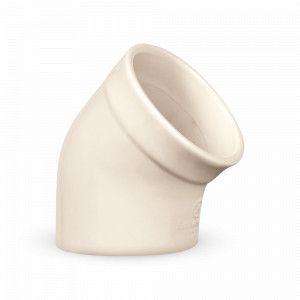 Солонка , 10 см, 350 мл, керамика, кремовый, серия Flame, EMILE HENRY, Франция, Скидки до -20% на посуду Emile Henry