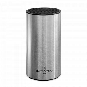 Подставка для 5-ти ножей и ножниц, 23 см, пластик, нержавеющая сталь, стальной, серия Color, HATAMOTO, Япония, Подставки под ножи