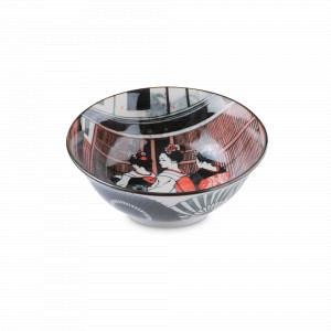 Салатник порционный Geisha, 15 см, 550 мл, фарфор, белый, декор, серия Asakusa, TOKYO DESIGN, Нидерланды, TOKYO DESIGN (Нидерланды)