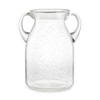 Ваза для цветов, 25 см, стекло, прозрачный, серия Flowi, LIBERTY JONES, Россия