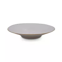 Тарелка для пасты Cream, 21 см, каменная керамика, бежевый, серия Tungi, ROOMERS TABLEWARE, Нидерланды, 