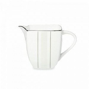 Молочник , 200 мл, фарфор, белый, декор, серия Matrix, MIKASA, США, Сливочники